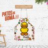 Mandilón de cocina blanco Patito de goma