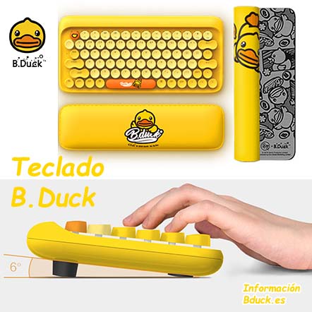 teclado inalambrico b.duck