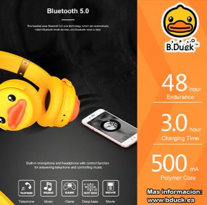 auriculares de musica bduck blutooth