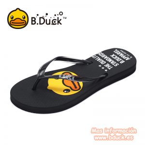 chanclas bduck negras