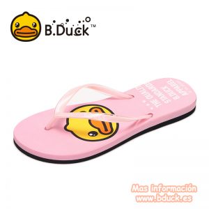 chanclas bduck rosa